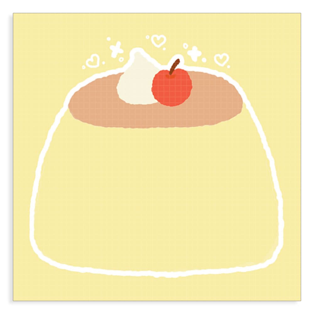 [키치릿치] 푸딩푸딩 떡메모지