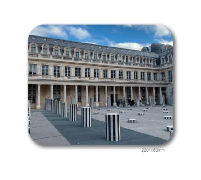 [온세 스튜디오] [마우스패드] Paris Palais-Royal 빨레이스 로얄 유럽 프랑스 파리 / 모던 디자인 감성 문구 여행