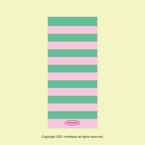 [미미베어] color stripe memo 1