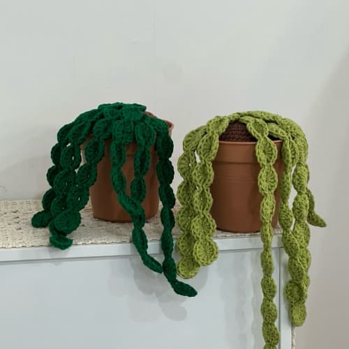 [knityoon] 코바늘 식물화분 손뜨개 다육이화분 집들이선물