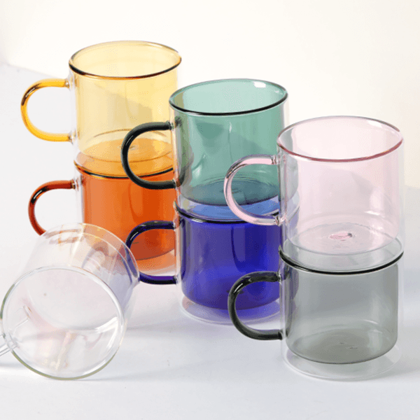 [바이라움] 몬트 이중 내열유리 350ml 머그 1Pc (7color)