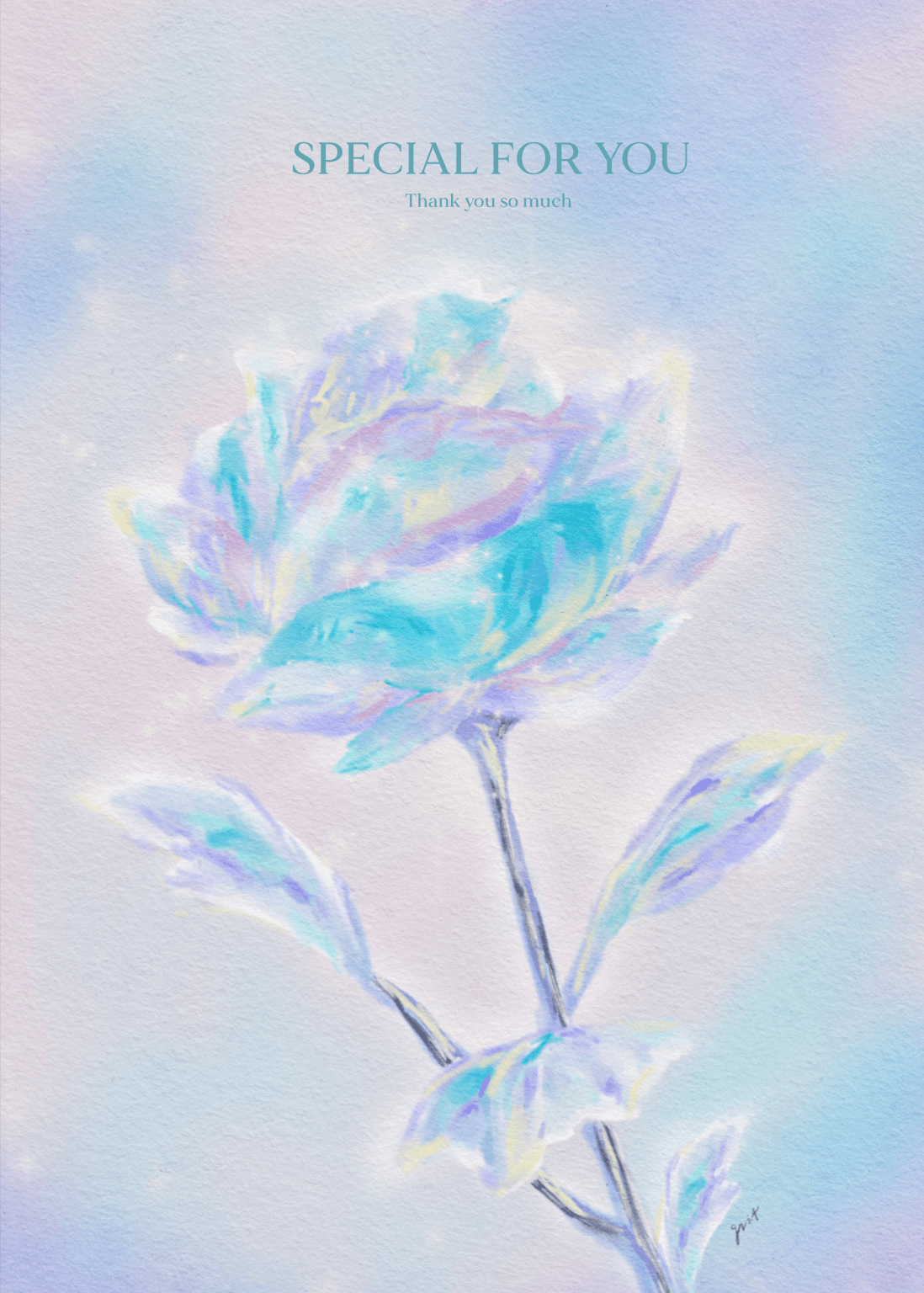 [그릿스튜디오] [엽서] Star Rose