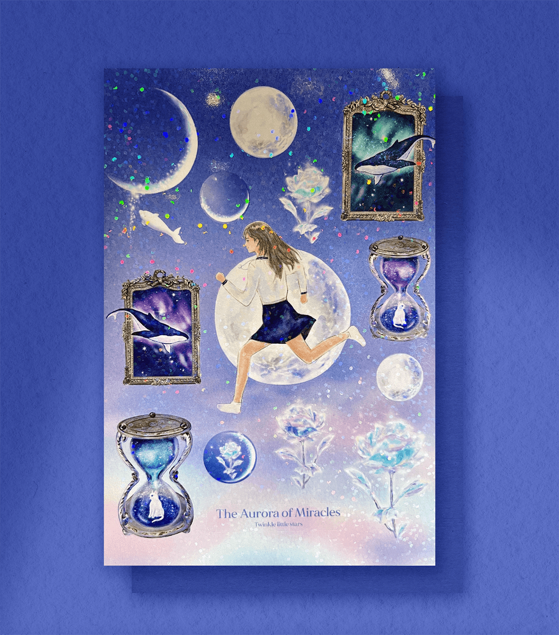 [그릿스튜디오] [스티커] 신비의 오로라_리무버블 스파클링