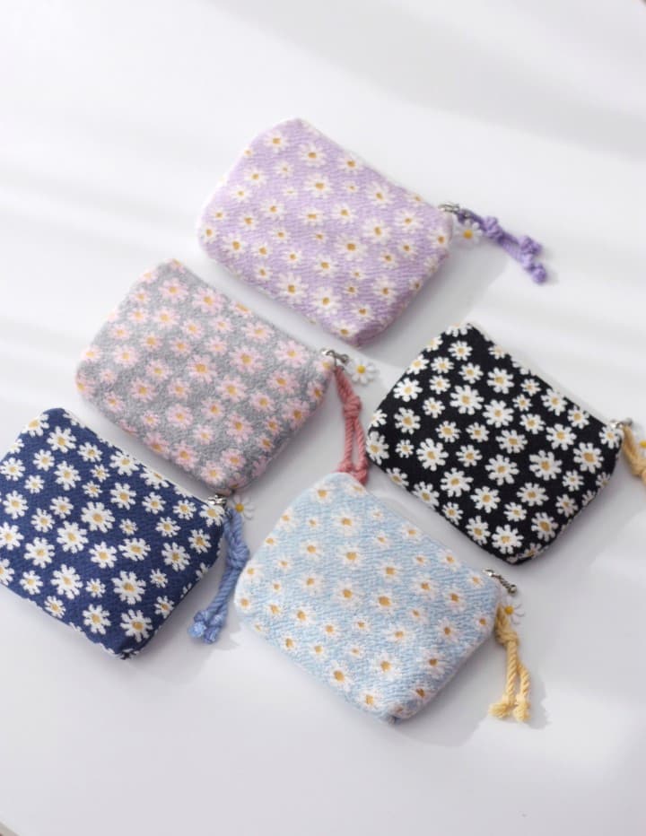 [my standard fabric] 단독)미니데이지 동전지갑/카드지갑/파우치