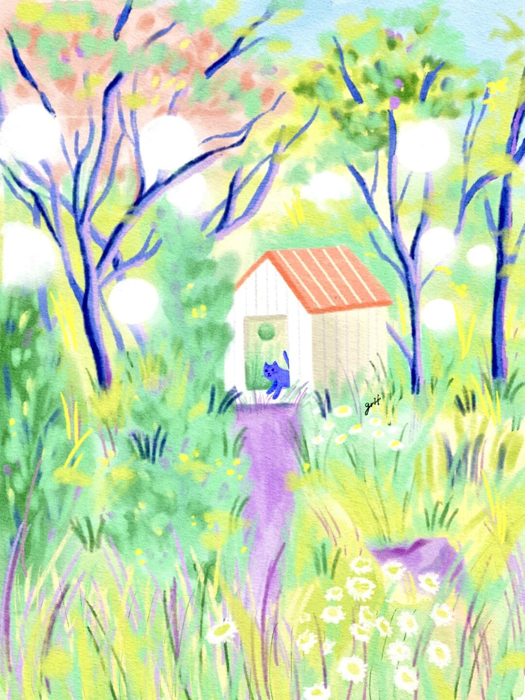 [그릿스튜디오] 러브 포레스트 엽서