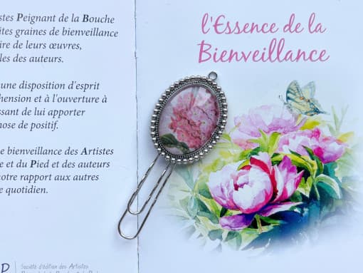 [heartblusher] Vintage flower book clip 빈티지 플라워 북클립