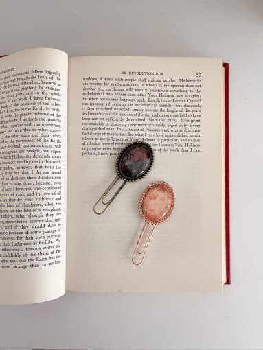 [heartblusher] Vintage book clip 빈티지 북클립