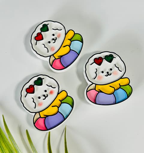 [킁카샵] 물놀이하는 비숑 차량용 석고방향제