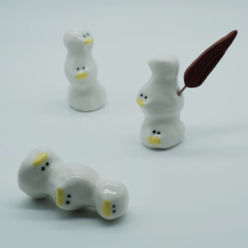 [G.pottery] duck incense holder