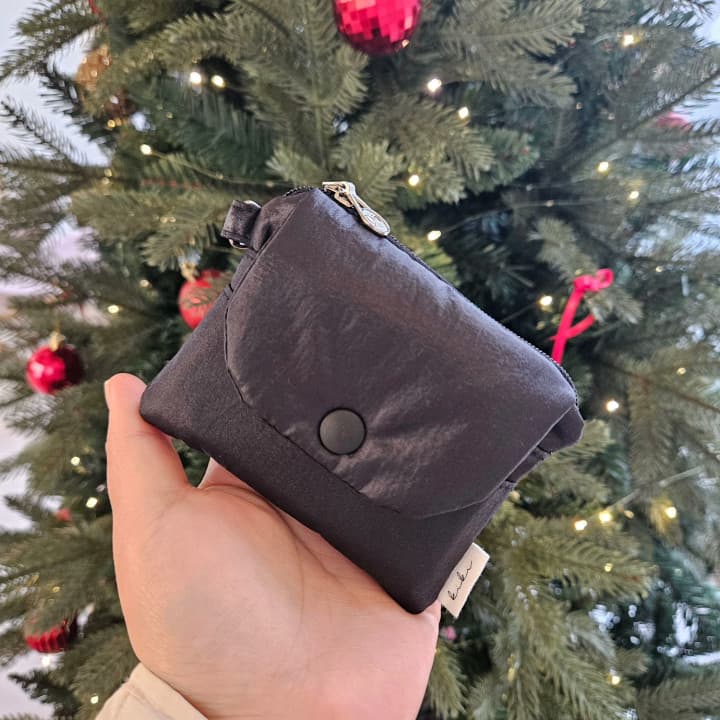 [kiki핸드메이드] 빵빵한 패딩지갑💕 미니파우치 패딩카드지갑🎄색상2가지