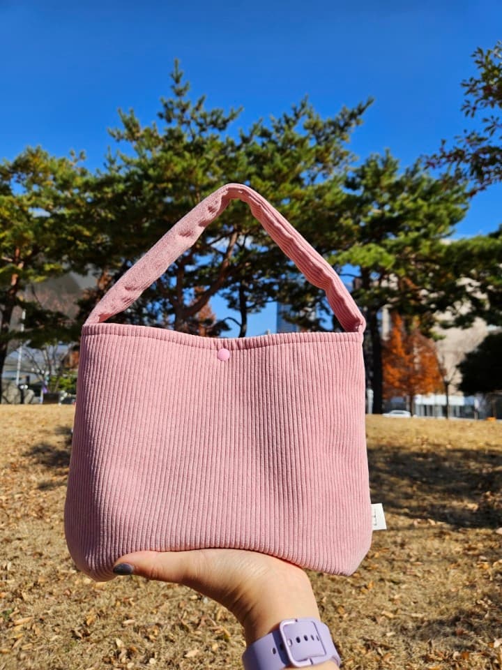 [kiki핸드메이드] 🎄코듀로이 골덴 둥근가방 숄더형🎄
