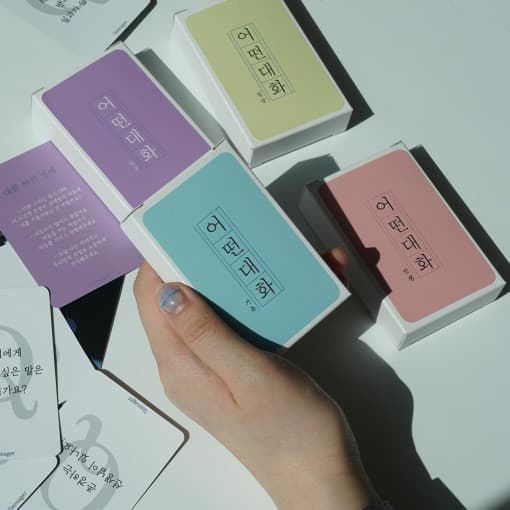 [필레오] 필레오 어떤대화 공감 대화 질문카드 5종 외 [MT 가족 게임 교구 워크샵 보드게임]
