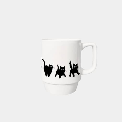 [minette] 블랙캣 머그컵