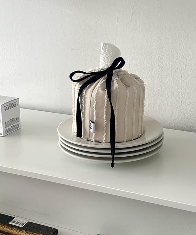 [리핏]케이크 휴지케이스 원형 (4Colors)