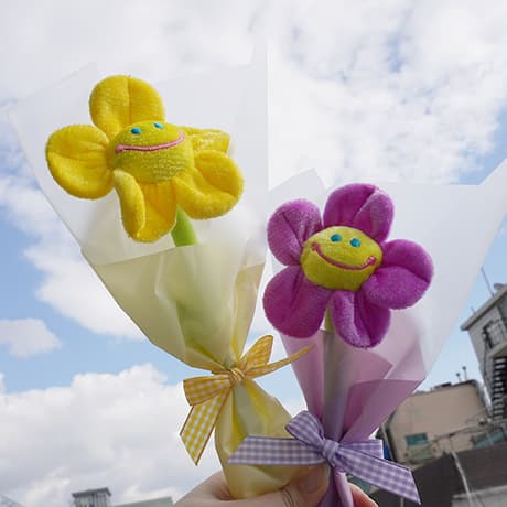 [필레오]필레오 한송이 스마일 꽃인형 꽃다발 6color [스마일플라워 인형 유치원 재롱잔치 어린이집]