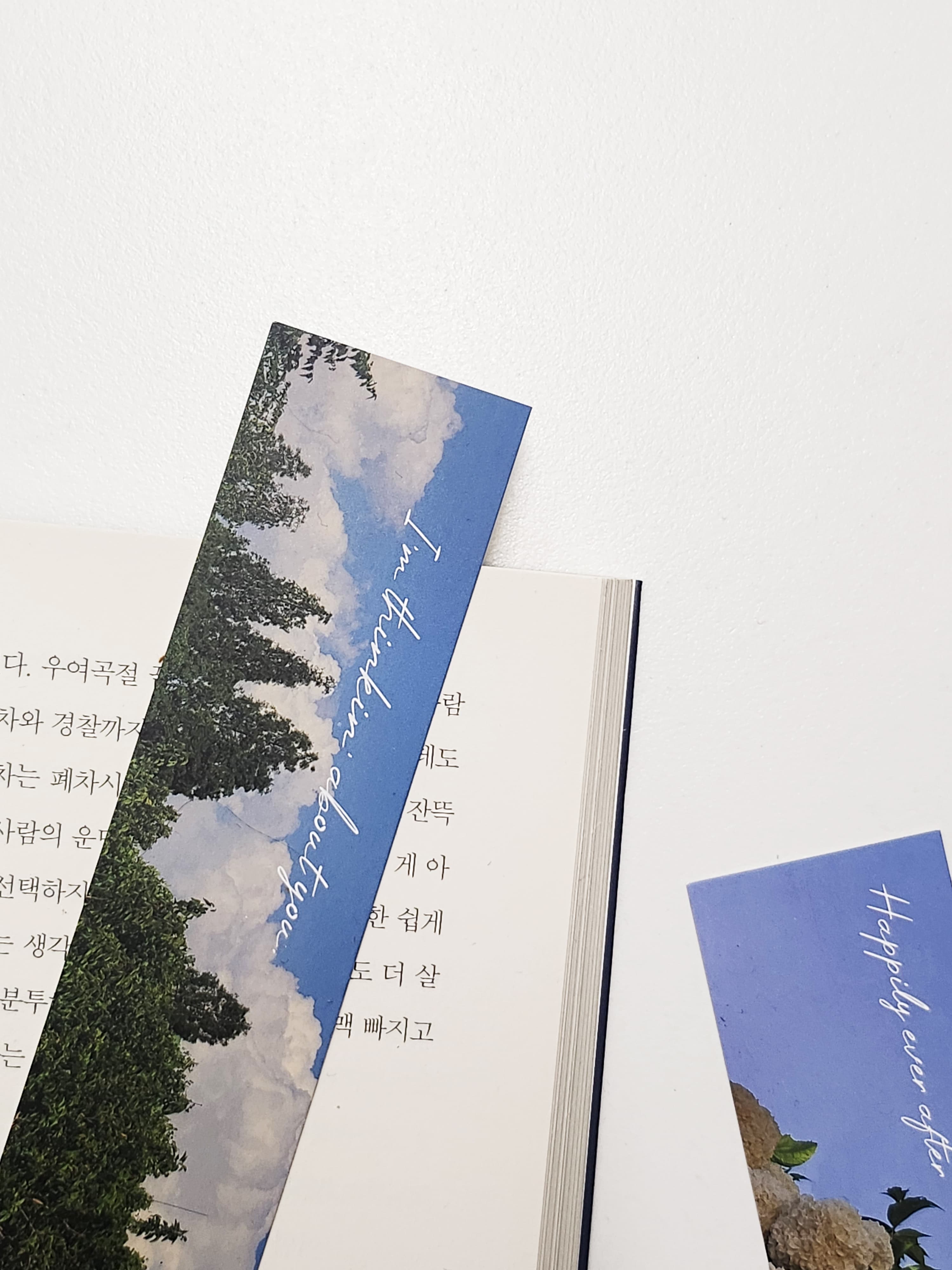 [본쥬흐네] 책갈피 미니엽서 숲