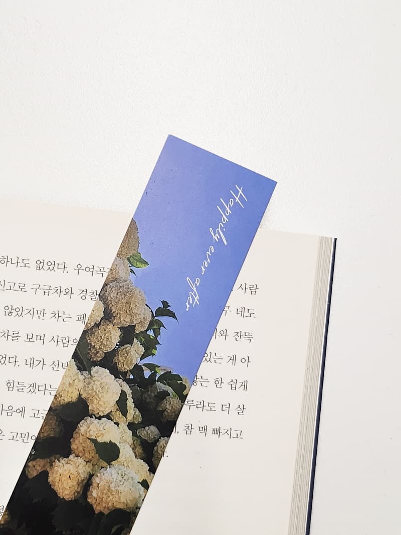 [본쥬흐네] 책갈피 미니엽서 수국
