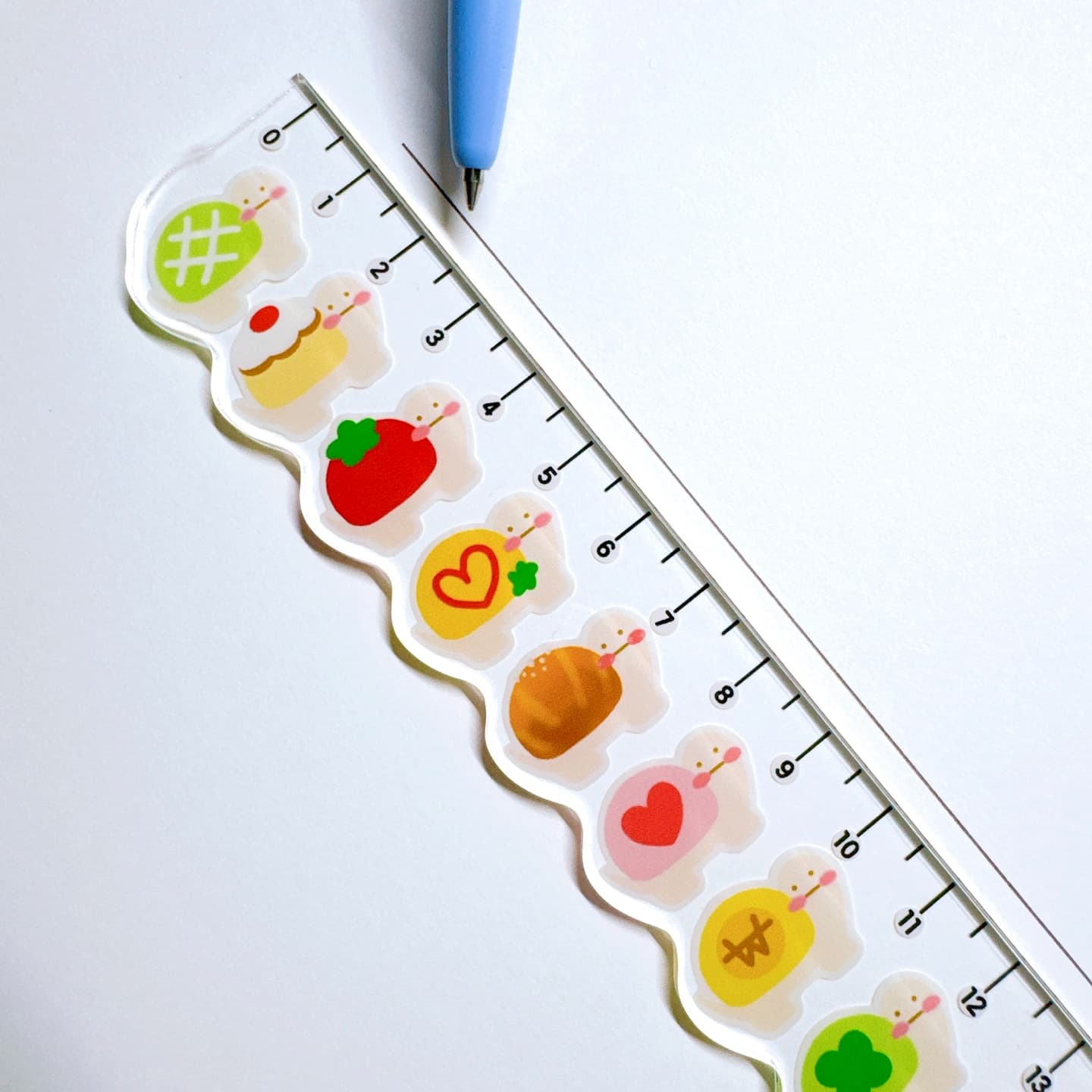 [별빛다움] 거북이 아크릴 문구 자 15cm 책갈피