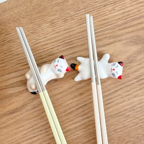 [옐로맨션] 냥냥이 수저 받침 2종