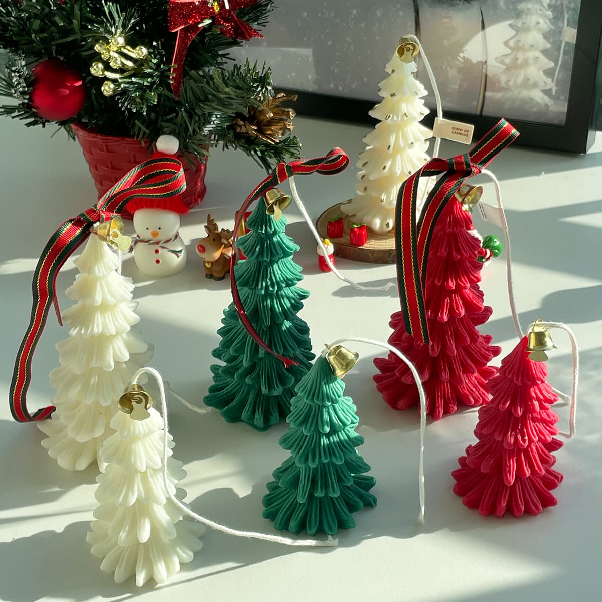 [아플로캔들] 크리스마스 선물 트리캔들 연말선물 단체선물 