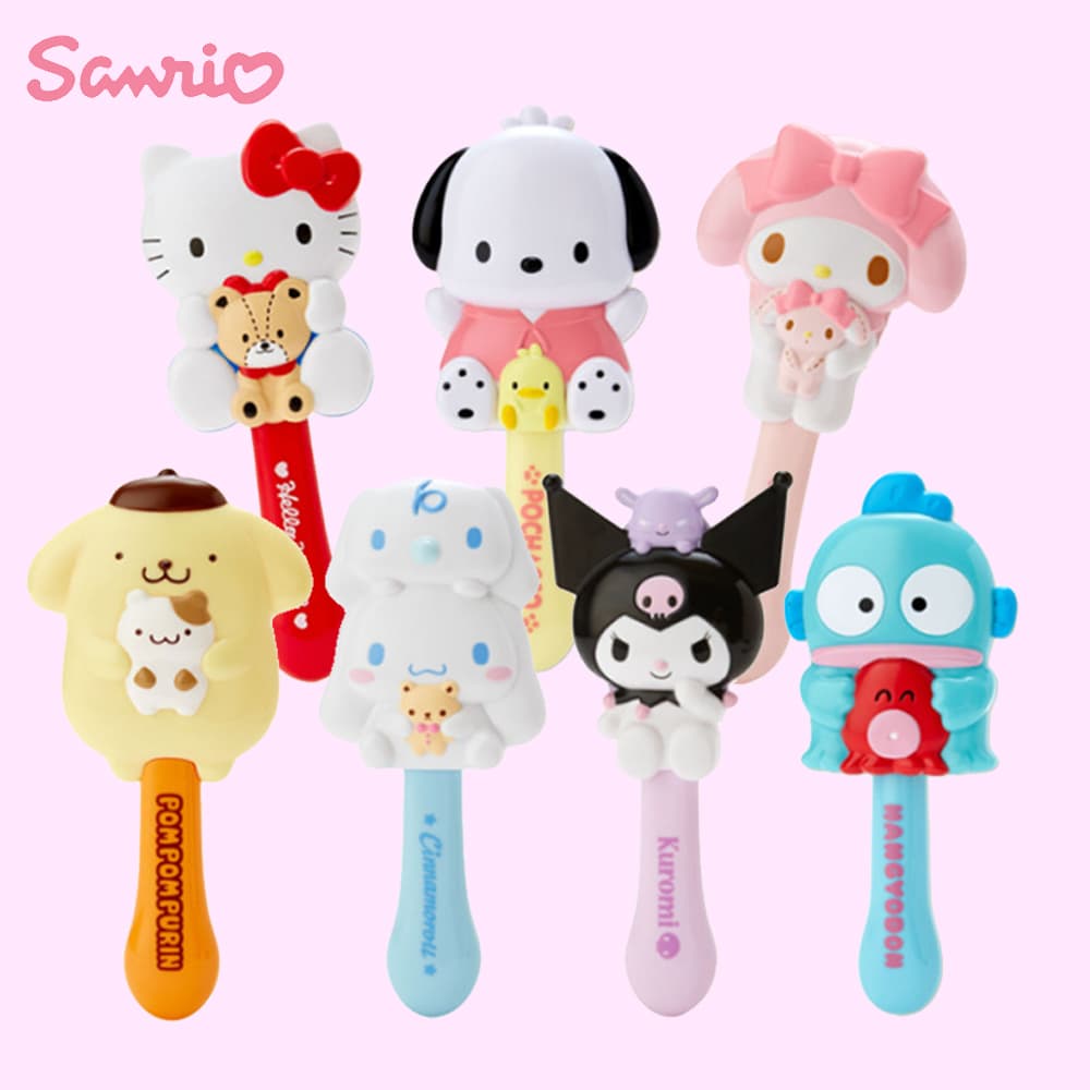[필레오]산리오 캐릭터 쿠션 브러쉬 빗 한교동 시나모롤 헬로키티 [SANRIO 정품 굿즈 키티 쿠로미 포차코 포챠코 마이멜로디 마멜 폼폼푸린 시나몬롤 헤어 소품]