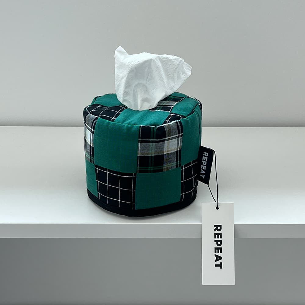 리핏 패치 휴지케이스 원형(2colors)
