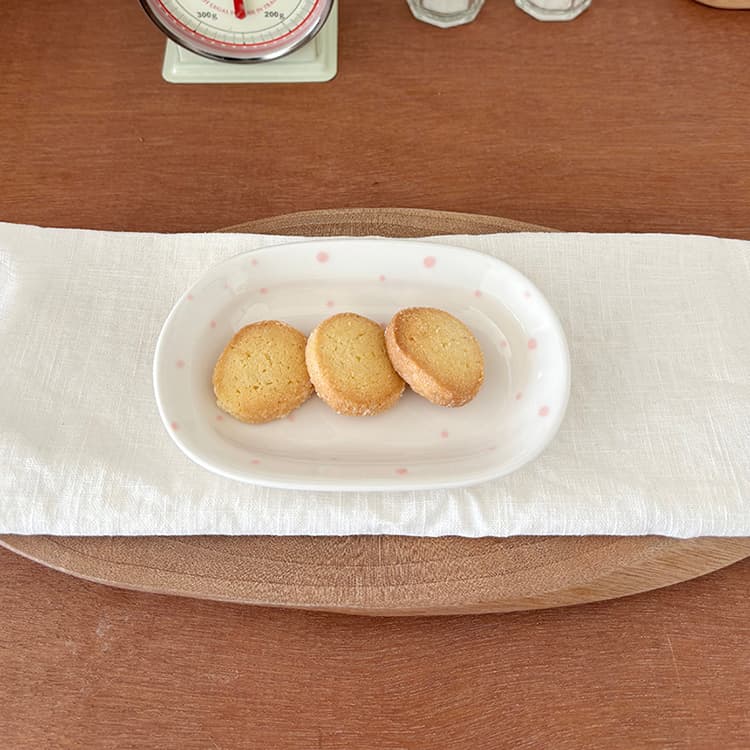 [굴림공방] 미니 도트 접시