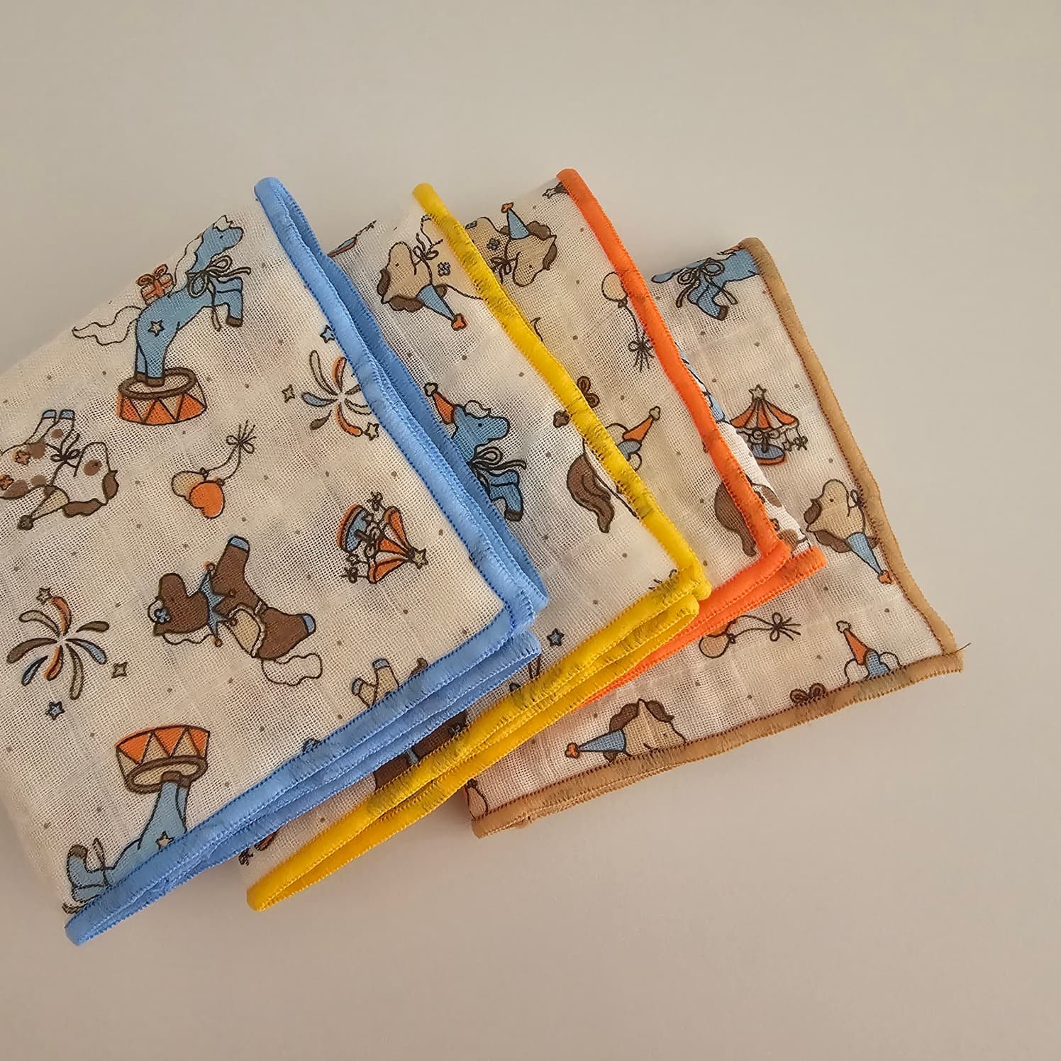 [미쁜잡화점] 귀여운 말 손수건 6color 2size