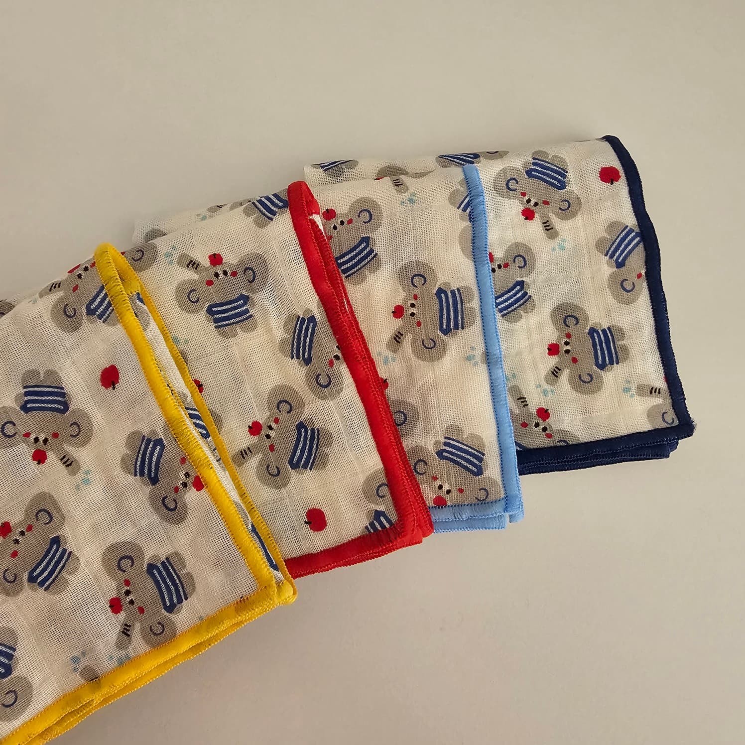 [미쁜잡화점] 귀여운 코끼리 손수건 5color 2size