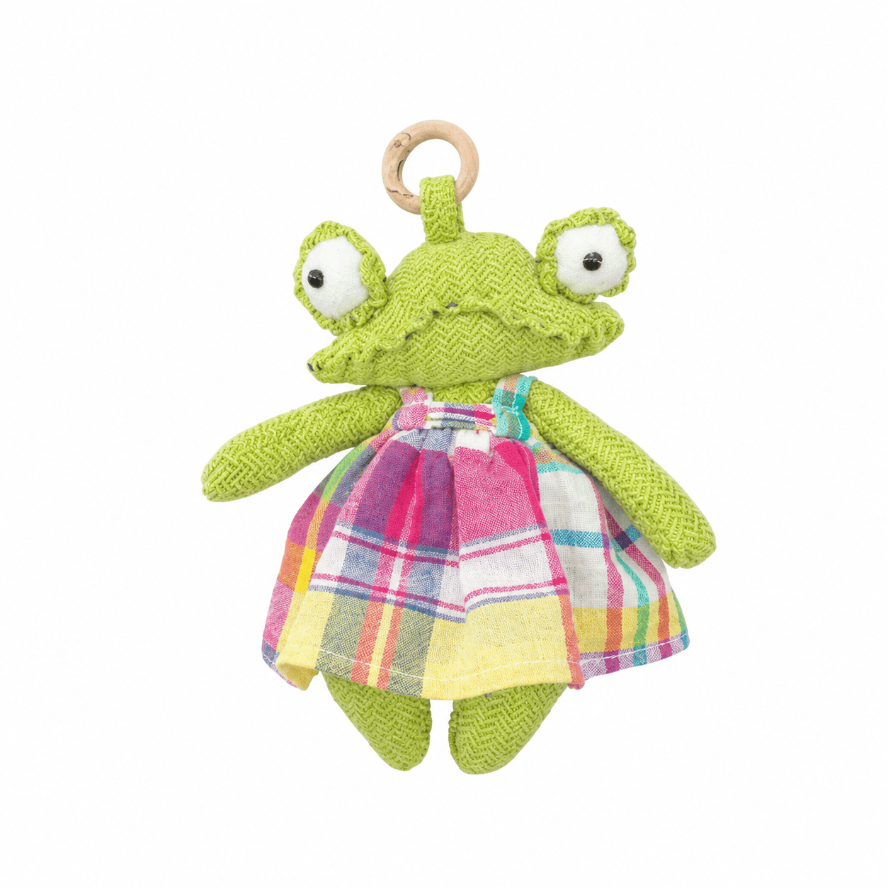 핸드메이드 패브릭 개구리인형 키링 / FROGGIE OFFMELT