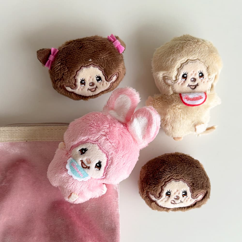 [필레오] 몬치치 인형 뱃지 배찌 랜덤 캡슐 토이 뽑기 몬치치군 몬치치짱 치무탄 [정품 베이비 몽치치 얼굴 브로치 일본 베이지 핑크 귀여운 캐릭터 굿즈]
