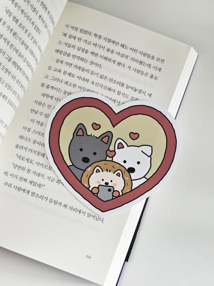 [또리하우스] 또리패밀리 모양엽서