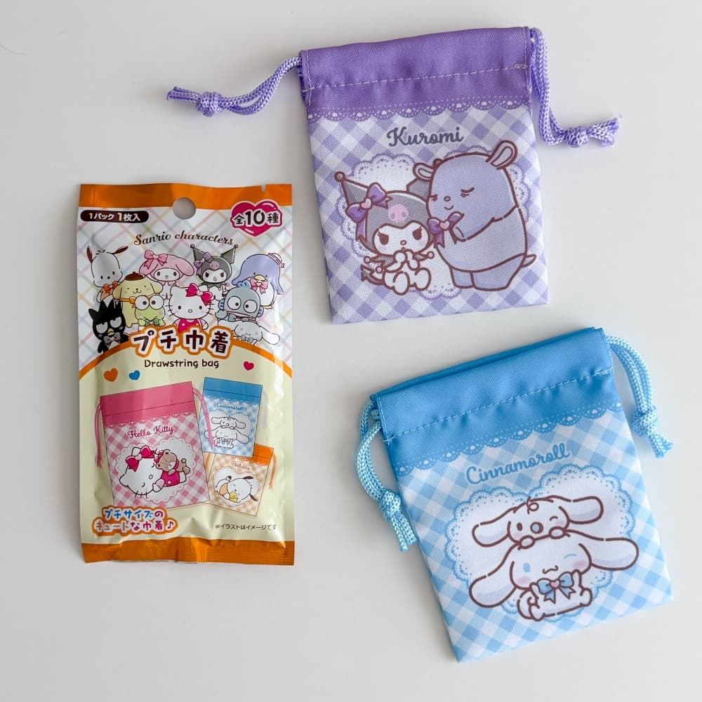 [옐로맨션] 산리오 체크시리즈 랜덤 조이개파우치