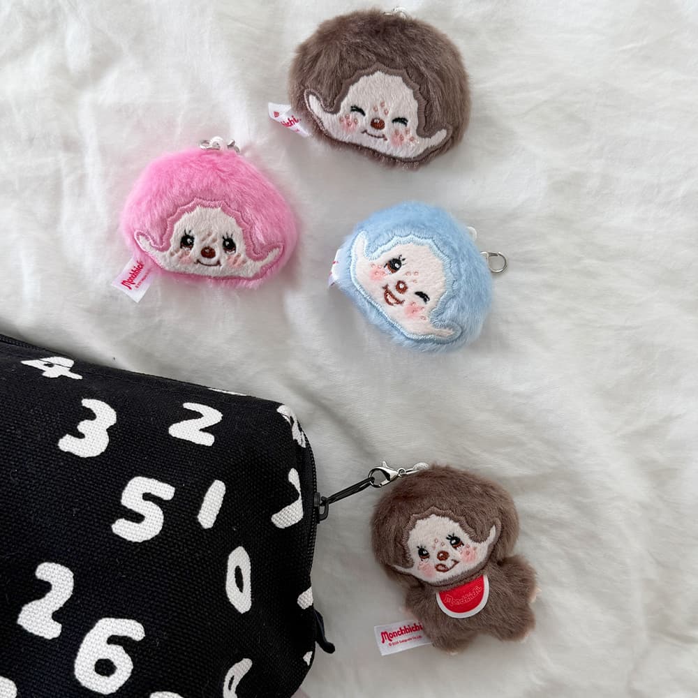 [필레오] 몬치치 몽치치 랜덤 차밍 인형 키링 캡슐 4종 [몬치치군 원숭이 토이 뽑기 귀여운 캐릭터 가방 파우치 정품 굿즈]